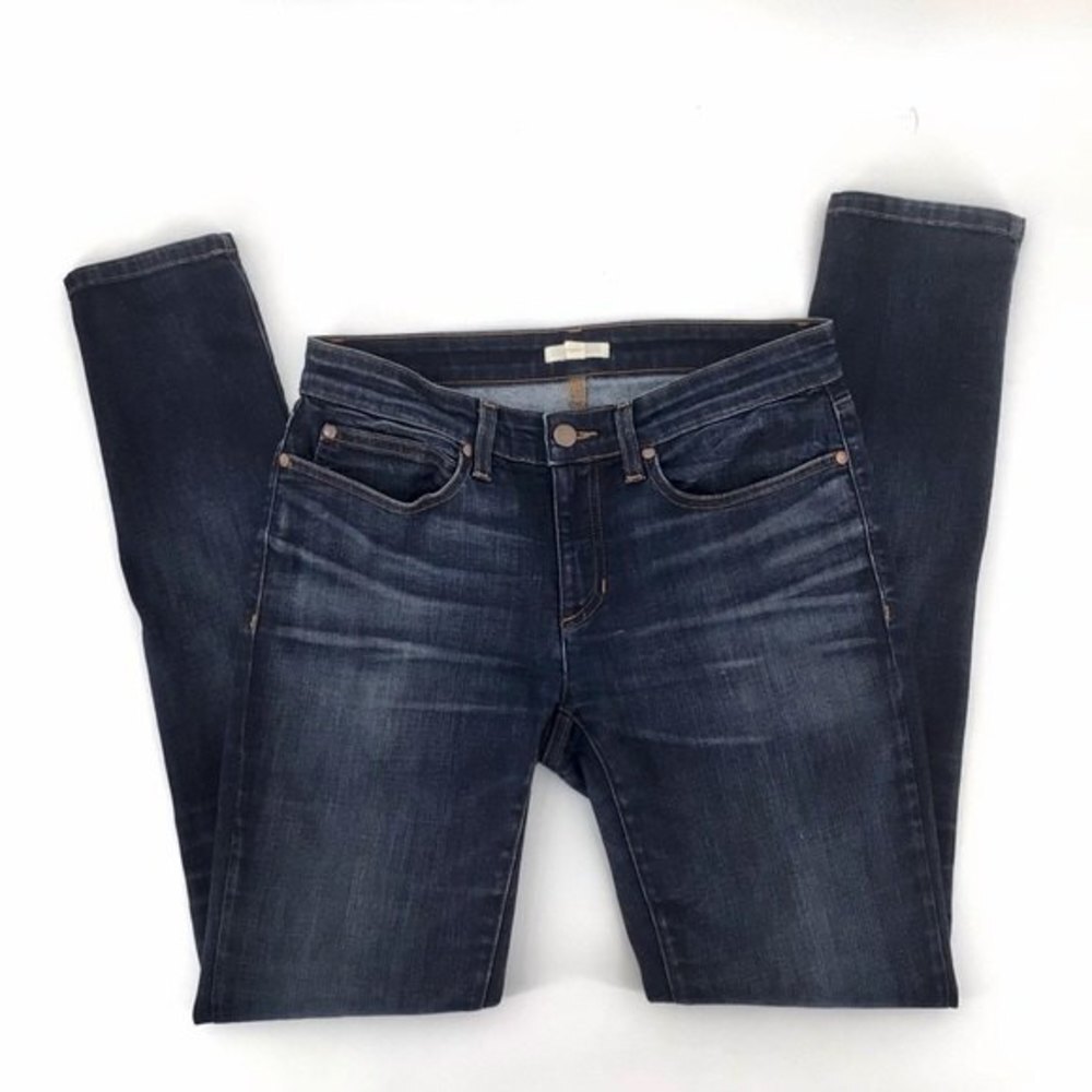 Eileen Fisher System Organic Cotton Dark Wash Skinny Jean Size 6 - Picture 4 of 13